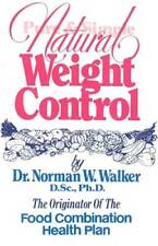Pure and Simple Natural Weight Control - Paperback By N. W. Walker - GOOD segunda mano  Embacar hacia Mexico