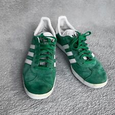 Używany, Adidas Sneakersy Męskie 45 Zielone Białe Metaliczne Złote Gazelle Street BB5477 Rozmiar 11 na sprzedaż  PL