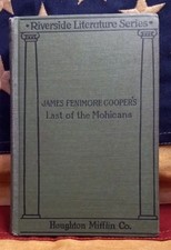 💥1896 "Last of the Mohicans" James Fenimore Cooper Antiquarian Book Classics segunda mano  Embacar hacia Mexico