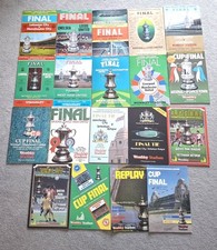 Cup final programmes for sale  CHINNOR