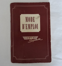 Mode emploi machine d'occasion  Juan-les-Pins