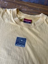 Camiseta Vintage Quiksilver Roupa de Surf Anos 90 Surf Skate Y2K Logotipo Caixa de Camiseta Tamanho. L comprar usado  Enviando para Brazil