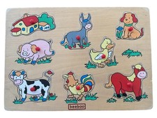 Bauernhoftiere puzzle beeboo gebraucht kaufen  Deutschland