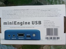 Midiplus miniEngine USB MIDI módulo de som gerador de som portátil estilo 2 azul , usado comprar usado  Enviando para Brazil