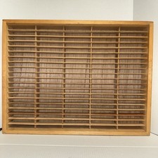 Usado, Napa Valley Box Wall Mount Wood Cassette Tape Organizer Rack Holds 100 comprar usado  Enviando para Brazil