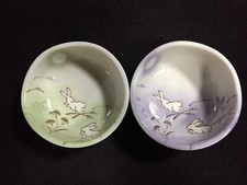 S1221 / Cerâmica / Tigela de prato KOBACHI / Assinado 2 peças / Vintage japonês comprar usado  Enviando para Brazil