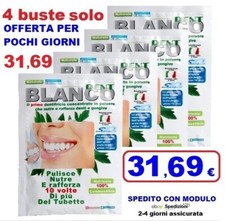 4 Ricariche Blancodent Dentifricio in Polvere Naturale sbiancante Blanco Dent na sprzedaż  Wysyłka do Poland