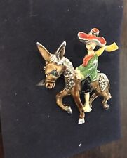 Vintage donkey brooch for sale  BROMSGROVE