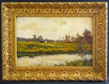cattle oil painting for sale  NUNEATON