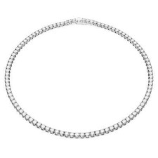 Usado, Colar de tênis Swarovski Matrix médio, corte redondo branco banhado a ródio 5681796 comprar usado  Enviando para Brazil
