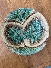 Antique majolica leaf for sale  Wentzville