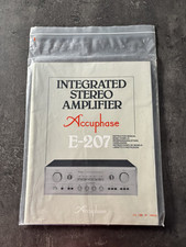 Accuphase 207 instruction d'occasion  Behren-lès-Forbach