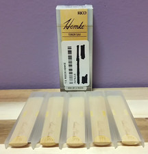 Palhetas de saxofone tenor Rico (Hemke) ~ NOVO/caixa aberta de 5 ~ # 3,5 força comprar usado  Enviando para Brazil