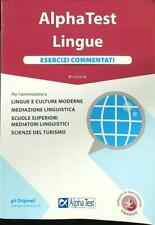Lingue. esercizi commentati usato  Italia