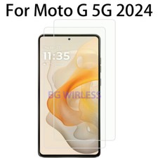 Usado, Pacote com 2 Protetores de Tela de Vidro Temperado Premium para Motorola MOTO G 5G 2024 comprar usado  Enviando para Brazil