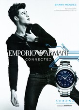 EMPORIO ARMANI WATCH MAGAZINE anúncio promocional #03 "NÃO É UM RELÓGIO" SHAWN MENDES comprar usado EMPORIO ARMANI WATCH MAGAZINE anúncio promocional #03 "NÃO É UM RELÓGIO" SHAWN MENDES comprar usado  Enviando para Brazil