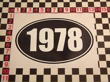 1978 Year Sticker - MGB Mini Escort Cortina Viva Allegro Marina Maxi  Birthday , usado comprar usado  Enviando para Brazil