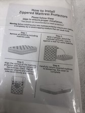 Zippered mattress protectors for sale  Aurora