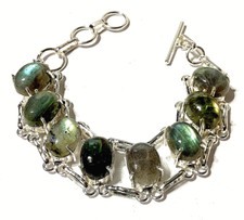 Labradorit edelstein armband gebraucht kaufen  Hannover