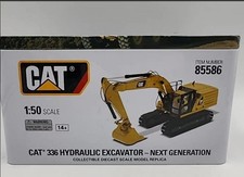 Escavadeira rara CAT 336 modelo 1/50 DM85586 671146, usado comprar usado  Enviando para Brazil