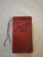 Guide michelin 1938 d'occasion  Paris XIX