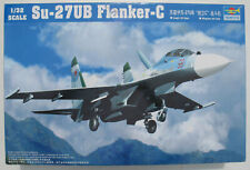 TRUMPETER 02270 Sukhoi Su-27UB Flanker C 1:32 Kit de construcción de aviones Kit de aviones 27 segunda mano  Embacar hacia Argentina