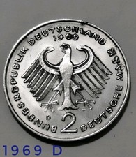 Münze 1969 mzz gebraucht kaufen  Hof