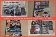 Renault Clio 1.6 16V mit 88PS Literaturpaket - 2 komplette Zeitschriften, usado comprar usado  Enviando para Brazil