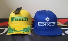 Boné de beisebol Ayrton Senna F1 Nacional + boné Pirelli F1 Tribute to Senna - Novo com etiquetas comprar usado  Enviando para Brazil
