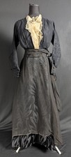 Vestido de seda em camadas moda antiga pós-eduardiana década de 1910/Titanic/Primeira Guerra Mundial comprar usado  Enviando para Brazil