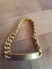 Gourmette homme plaque d'occasion  Brunoy