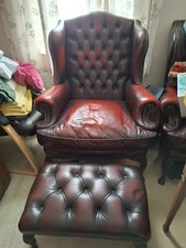 Leather chesterfield arm for sale  SLOUGH