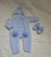 Hand knitted blue for sale  MUSSELBURGH