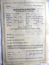 Schätzungsurkunde kaufvertrag gebraucht kaufen  Adorf