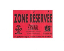 Rare ticket billet d'occasion  Clermont-Ferrand-