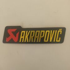 Sticker autocollants akrapovic d'occasion  Lattes