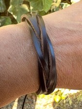 Bracelet cuir rangs d'occasion  France