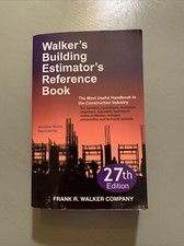 WALKER'S BUILDING ESTIMATOR'S REFERENCE BOOK, 27TH EDITION By Frank R. Walker comprar usado  Enviando para Brazil