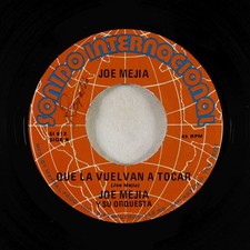 Latin Cumbia 45 - Joe Mejia - Que La Vuelvan A Tocar - Sonido Int'l VG+ comprar usado  Enviando para Brazil