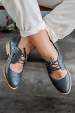 NOVO Oxford Feminino Bali ELF Couro Escandinávia com Cadarço Tamanho EUA 7- Cinza comprar usado  Enviando para Brazil