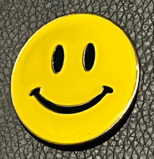 Pin badge smiley for sale  TWICKENHAM