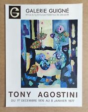 Tony agostini affiche d'occasion  Issy-les-Moulineaux