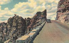 Cartão postal CO Rocky Mountain Park perto de Top Trail Ridge 1936 não publicado PC L8690 comprar usado  Enviando para Brazil