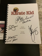 The Karate Kid Script Cast-Signed JSA certed, usado comprar usado  Enviando para Brazil