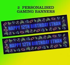Personalised banner gaming for sale  GREAT YARMOUTH