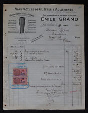 Facture 1910 issoudun d'occasion  Nantes-