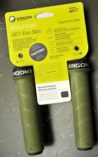 Punhos de trava Ergon GD1 Evo FACTORY SLIM MTB 110g musgo congelado com braçadeiras pretas, usado comprar usado  Enviando para Brazil