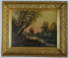 Ancien tableau huile d'occasion  Montluçon