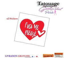 Tatouage temporaire fuck d'occasion  France