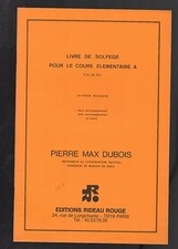 Dubois livre solfège d'occasion  Ceyzériat